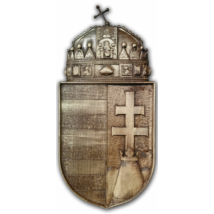 Magyar címer fából készült ajándék